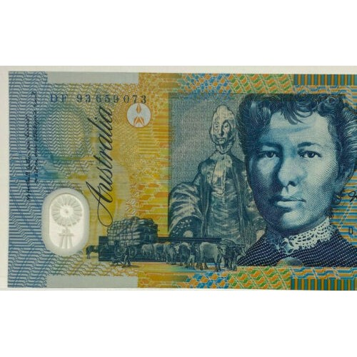 AUSTRALIA 1993 . TEN DOLLARS BANKNOTE . ERROR . INK SMUDGE . WET INK ...