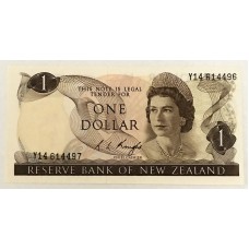 New Zealand 1975...1 Dollar Banknote...Error