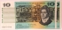 AUSTRALIA 1968 . TEN 10 DOLLAR BANKNOTES . PHILLIPS/RANDALL . CONSECUTIVE PAIR