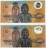 AUSTRALIA 1988 . TEN 10 DOLLAR BANKNOTES . FRASER/JOHNSTON . CONSECUTIVE PAIR . FIRST PREFIX LETTERS AA