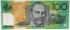 AUSTRALIA 1998 . ONE HUNDRED 100 DOLLAR BANKNOTE . EVANS/FRASER . LAST PREFIX CF98