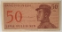 INDONESIA 1964 . FIFTY  50 SEN BANKNOTE . SPECIMEN