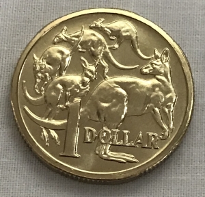 AUSTRALIA 1987 . ONE 1 DOLLAR COIN