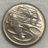 AUSTRALIA 1970 . TWENTY 20 CENTS COIN . PLATYPUS