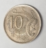 AUSTRALIA 1966 . TEN 10 CENTS COIN . LYREBIRD