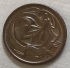 AUSTRALIA 1978 . TWO 2 CENTS COIN . FRILLED NECK LIZARD