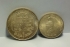NEPAL 1968 & 1979 TEN 10 and FIFTY 50 RUPEES COINS . UNCIRCULATED