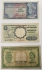MALAYSIA 1953, 1957, 1967 . ONE 1 and FIVE 5 DOLLARS . RARE BANKNOTES