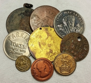 MIXED WORLD . TOKENS AND MEDALS . GERMANY, UNITED STATES, ETC