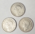 AUSTRALIA 1940 . ONE 1 SHILLING . THREE KEY DATE COINS . VERY CHEAP