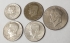 UNITED STATES OF AMERICA 1971 ONWARDS . HALF 1/2 DOLLAR and ONE DOLLAR COINS . 5 COINS