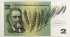 AUSTRALIA 1966 . TWO 2 DOLLARS BANKNOTE . SPECIMEN