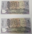 AUSTRALIA 1992 . FIVE 5 DOLLAR BANKNOTES . FRASER/COLE