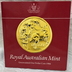 AUSTRALIA 1984 . ONE 1 DOLLAR COIN . FIRST ISSUE