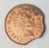GREAT BRITAIN UK ENGLAND 1999 . ONE 1 PENNY . ERROR . DOUBLE CLIPPED PLANCHET