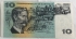 AUSTRALIA 1967 . TEN 10 DOLLARS BANKNOTE . ERROR . WET INK TRANSFER