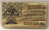 UNITED STATES OF AMERICA . ACB 24K . ONE 1 GRAIN GOLD BAR . WITH C.O.A