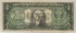 UNITED STATES OF AMERICA 1977 . ONE 1 DOLLAR BANKNOTE . ERROR . WET INK TRANSFER