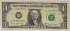 UNITED STATES OF AMERICA 1977 . ONE 1 DOLLAR BANKNOTE . ERROR . WET INK TRANSFER