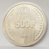 BELGIUM 1990 . FIVE HUNDRED 500 FRANCS . RARE DUTCH LEGEND . KING BAUDOUIN 60TH