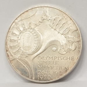 AUSTRIA 1972 G . TEN 10 MARK . OLYMPIC GAMES BUNDES REPUBLIK