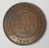 AUSTRALIA 1932/3 . ONE 1 PENNY . VARIETY . OVERDATE . 8 PEARLS