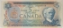 CANADA 1972 . FIVE 5 DOLLARS BANKNOTE . BOUEY / RASMINSKY