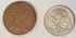AUSTRALIA 1966 . TWO 2 CENTS COIN and 2001 . FIVE 5 CENTS COIN . ERROR