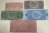 UNITED STATES OF AMERICA 1879 . TEN 10 - FIVE HUNDRED 500 DOLLARS BANKNOTES . REPRO