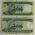 SOLOMAN ISLANDS 1997-2001 . TWO 2 DOLLARS BANKNOTES . 2 POLYMER NOTES