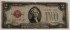 UNITED STATES OF AMERICA 1928 , TWO 2 DOLLARS BANKNOTE . ERROR . FLAP / FOLD ON TOP 