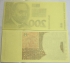 CROATIA 1993 . 2 x TWO HUNDRED 200 KUNA BANKNOTES . SPECIMEN / ERROR