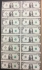 UNITED STATES OF AMERICA 1981 . ONE 1 DOLLAR BANKNOTES . UNCUT SHEET OF 16
