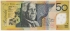 AUSTRALIA 1996 . FIFTY 50 DOLLARS BANKNOTE . EVANS/FRASER . LAST PREFIX DA96
