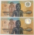 AUSTRALIA 1988 . TEN 10 DOLLARS BANKNOTE . FRASER / JOHNSTON . CONSEC PAIR . LAST PREFIX AB33