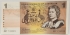 AUSTRALIA 1968 . ONE 1 DOLLAR BANKNOTE. COOMBS/RANDALL . LAST PREFIX AHY