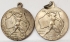 AUSTRALIA 1945 . WWII VICTORY PEACE MEDALS . TWO 2 MEDALS