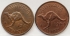 AUSTRALIA 1941 and 1964 . ONE 1 PENNY