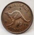 AUSTRALIA 1945 and 1946 . ONE 1 PENNY . COLLECTABLE COINS